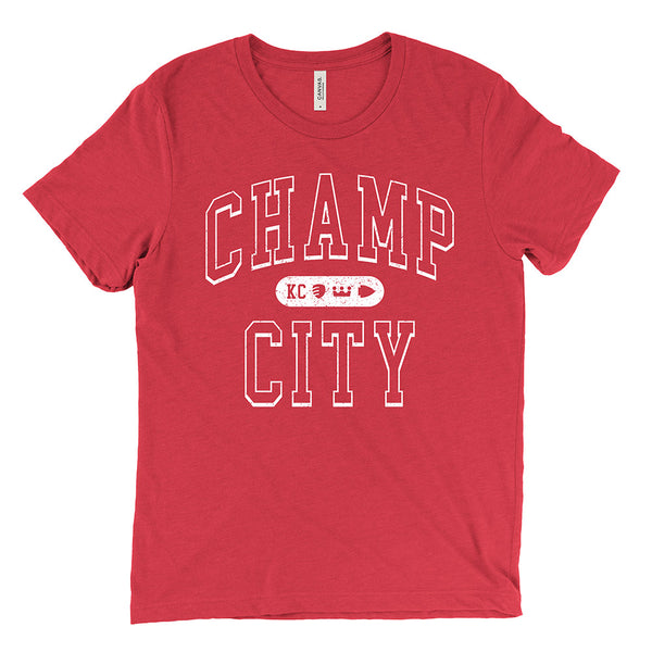 Champ City Tee (Heather Red)