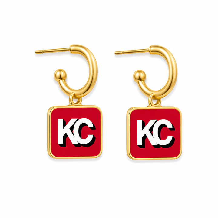 *PREORDER* Flint & Field x EB 'KC' Huggie Hoop Earrings