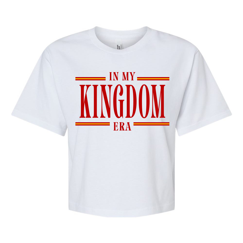 Kingdom Era Crop Tee (White)