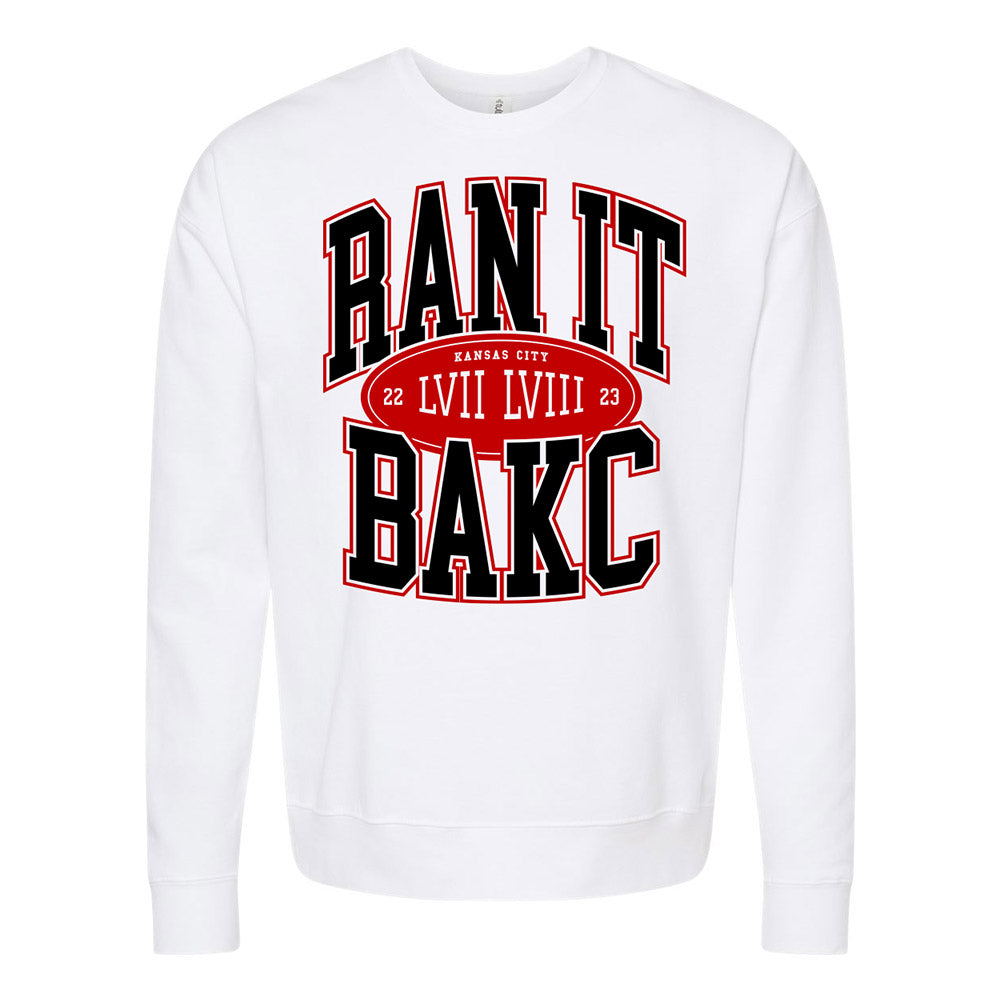 Ran It Back Sweatshirt (White)