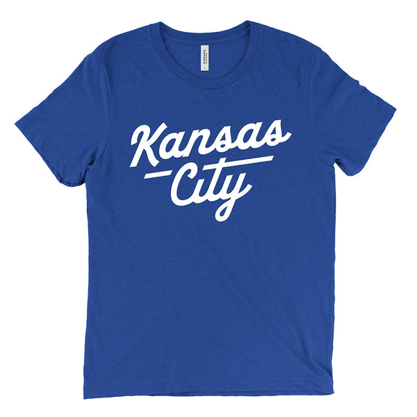 Ballpark Script Tee (Royal Blue)