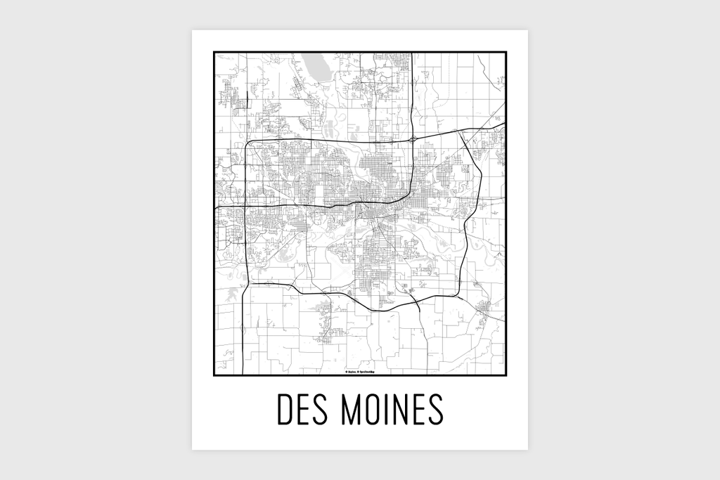 Des Moines Map