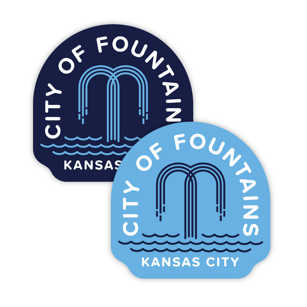 City of Fountains Sticker