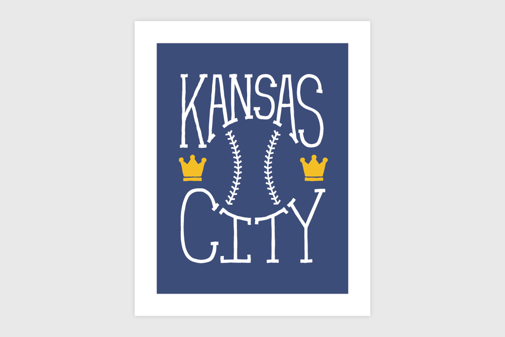 Kansas City Sports – Baseball Print