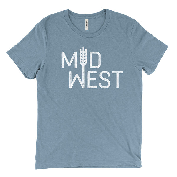 Midwest Tee (Denim Blue)