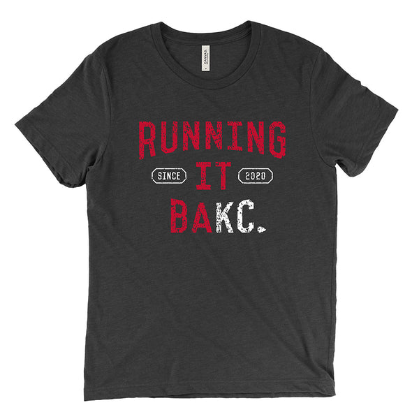 Running it Back Tee (Charcoal Black)