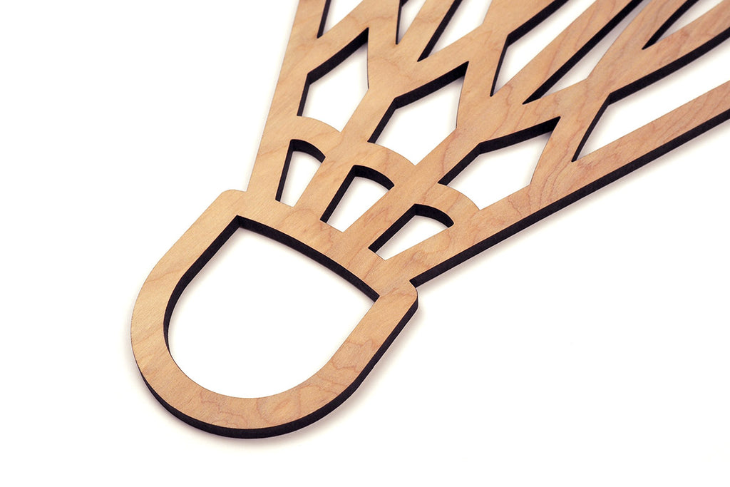 Wood Shuttlecock Sign – Flint & Field