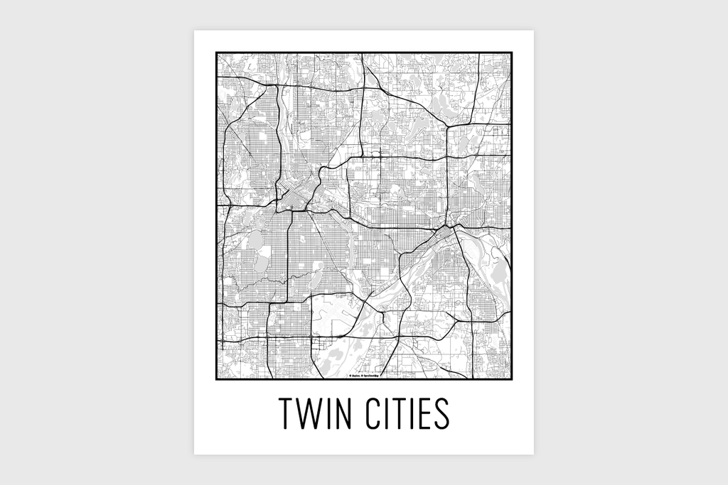 Twin Cities Map