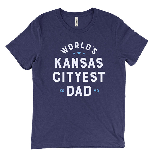 World's Kansas Cityest Dad Tee (Navy)